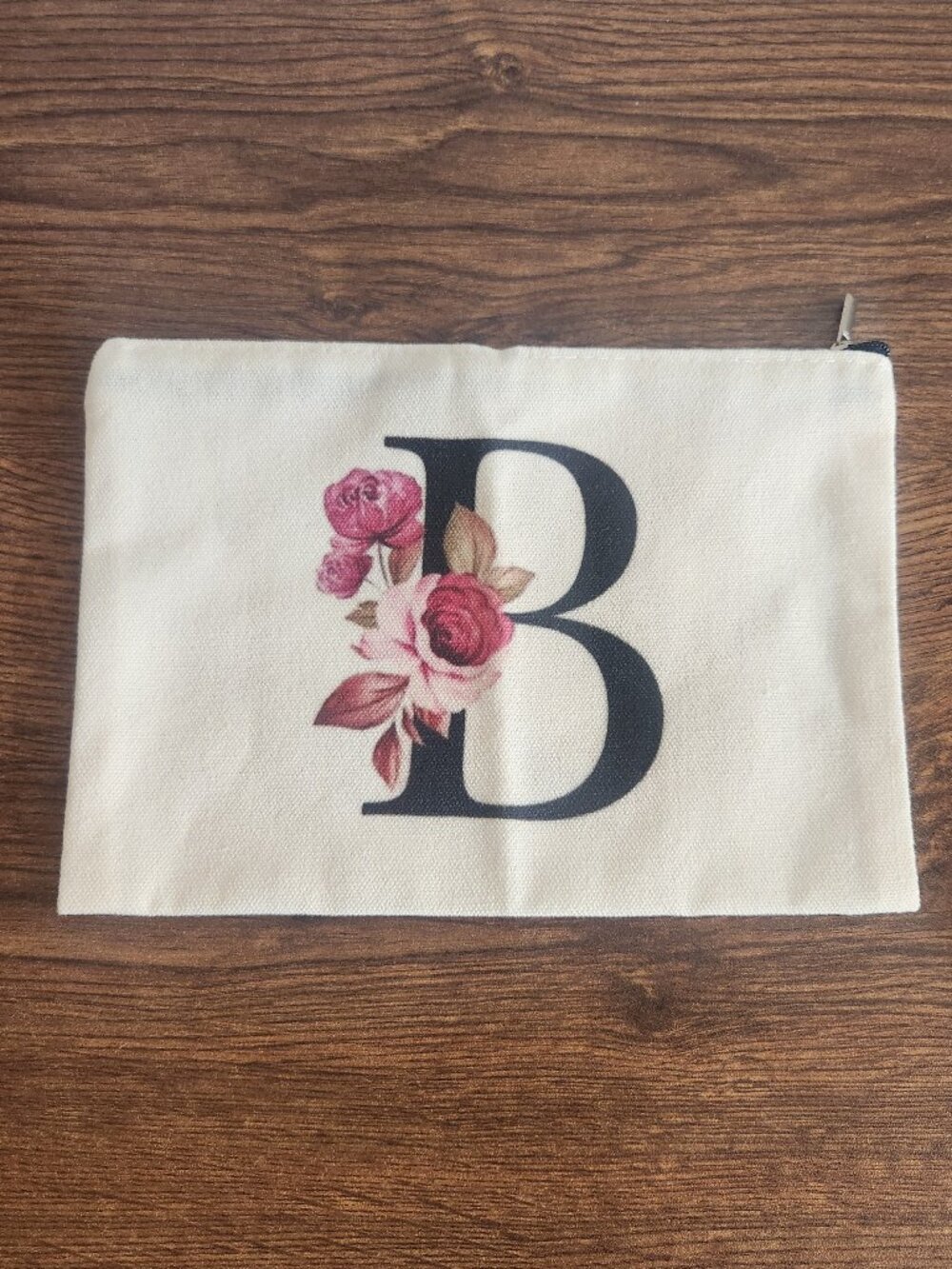B Intial Cosmetics Bag